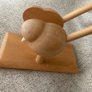 Aarikka Finland vintage bird napkin holder